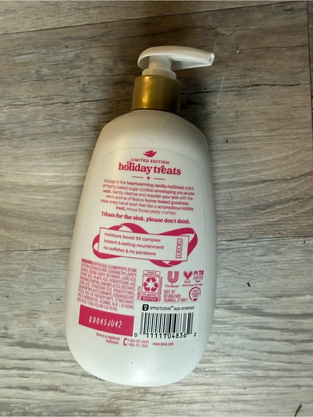 Dove Sugar Cookie Sprinkle Nourishing Hand Wash - Cream